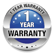 1 Year Warranty