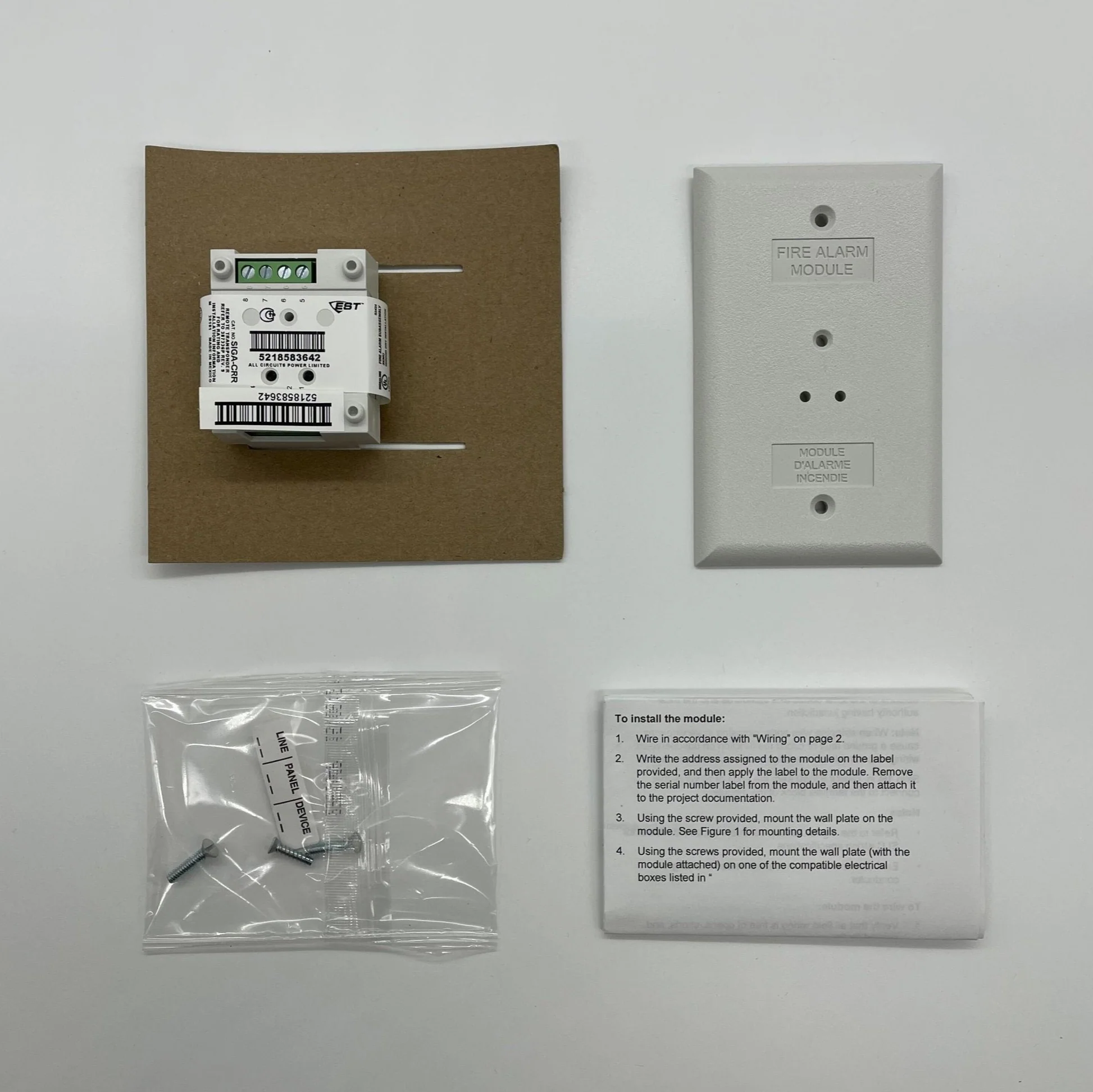 Edwards SIGA-CRR Polarity Reversal Relay Module
