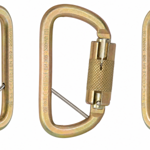 Safewaze 021-9039 Small Steel Carabiner with Captive Pin Fall Protection Connector