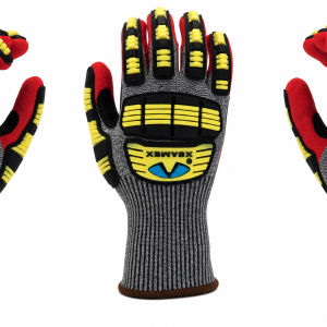 Pyramex GL609C Sandy Nitrile Cut-Resistant Gloves A5 Red XL