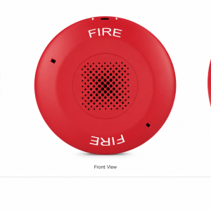 Kidde EGCSRF Ceiling Speaker, Red, FIRE Marking