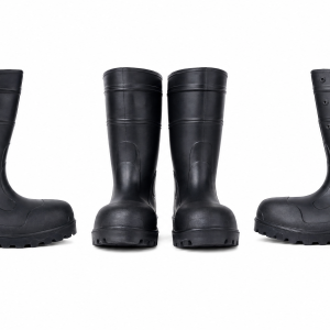 Ironwear 9253-B PVC Steel Toe Work Boots Waterproof Black Size 13 ASTM F2413