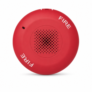 Kidde EGCARF Ceiling Horn, Red, FIRE Marking