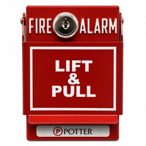 Potter PAD100-PSDA Addressable Pull Station Dual Action