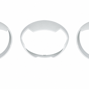System Sensor BZWC-P White Bezel Kit for Ceiling Mount and Hourn Strobes