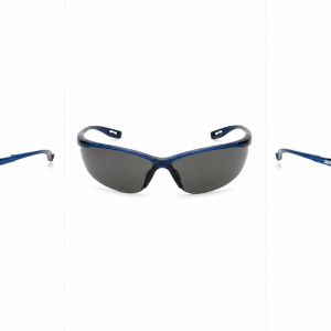 3M 11799 Semi-Rim Safety Glasses Black/Gray Frame
