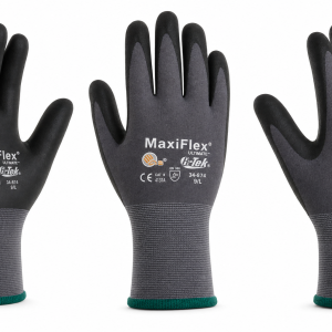 PIP-G-TEK-34-874-LARGE-ULTIMATE-NYLON-NITRILE-COATED-WORK-GLOVES-BLACK-SEAMLESS-KNIT