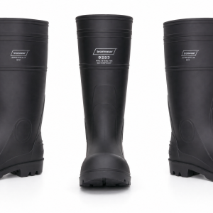 IRONWEAR-9253-B-PVC-STEEL-TOE-WORK-BOOTS-WATERPROOF-BLACK-SIZE-9-ASTM-F2413