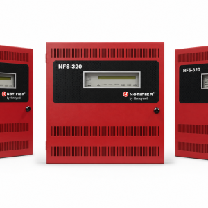 Notifier NFS-320R Intelligent Fire Alarm Control Panel Red