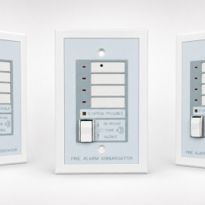 Fire-Lite RZA-4XF Remote Annunciator, Single-Gang