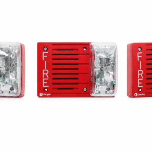 Simplex 4903-9254 A/V 24Vdc 110Cd Red Horn Strobe