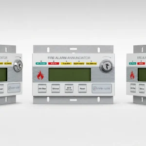 Fire-Lite LCD-80F Fire Alarm Annunciator (with frame)