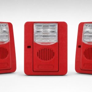 Gentex GEC3-24WR 24VDC Selectable Candela Low Profile Evacuation Horn Strobe