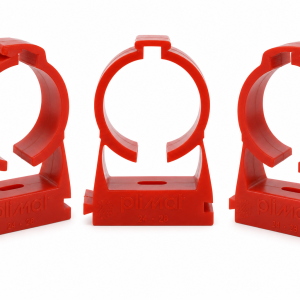 Modulaser 9-10954-25 3/4" Red ABS Pipe Clip - Pack with 25 Units