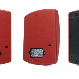 Eaton Wheelock EL3RST-FR Eluxa 3R Strobe with Plate, Red