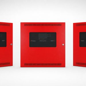 Simplex 4007-9201 4007ES Fire Alarm Control Panel (Intelligent FACP) Red