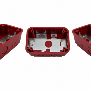 System Sensor SBBGRL Compact Wall Surface Mount Back Box Red