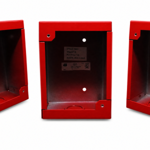 Edwards 276B-RSB Surface Mount Back Box-Red
