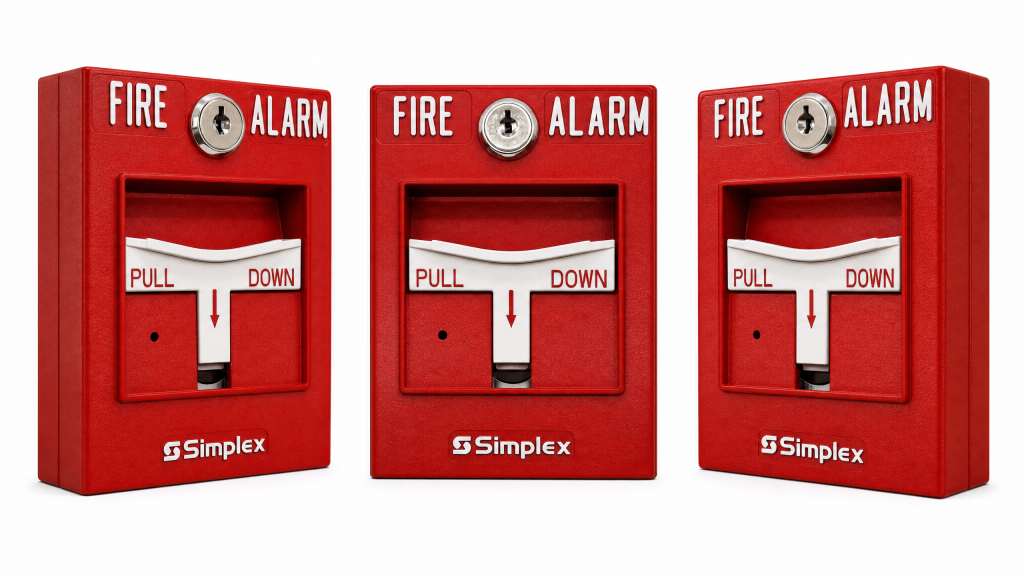 Simplex 4099-9020 Addressable Pull Station (Single-action No-grip ...