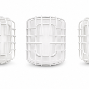 STI 9705-W Wall Mount Strobe Guard (White)